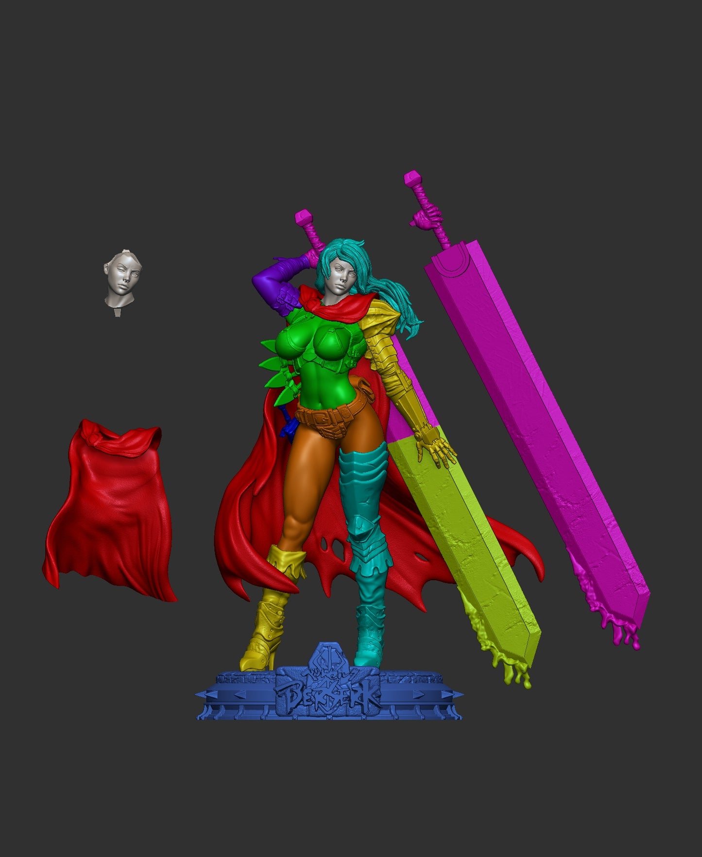 T00166-Berserk Female Guts-Berserk