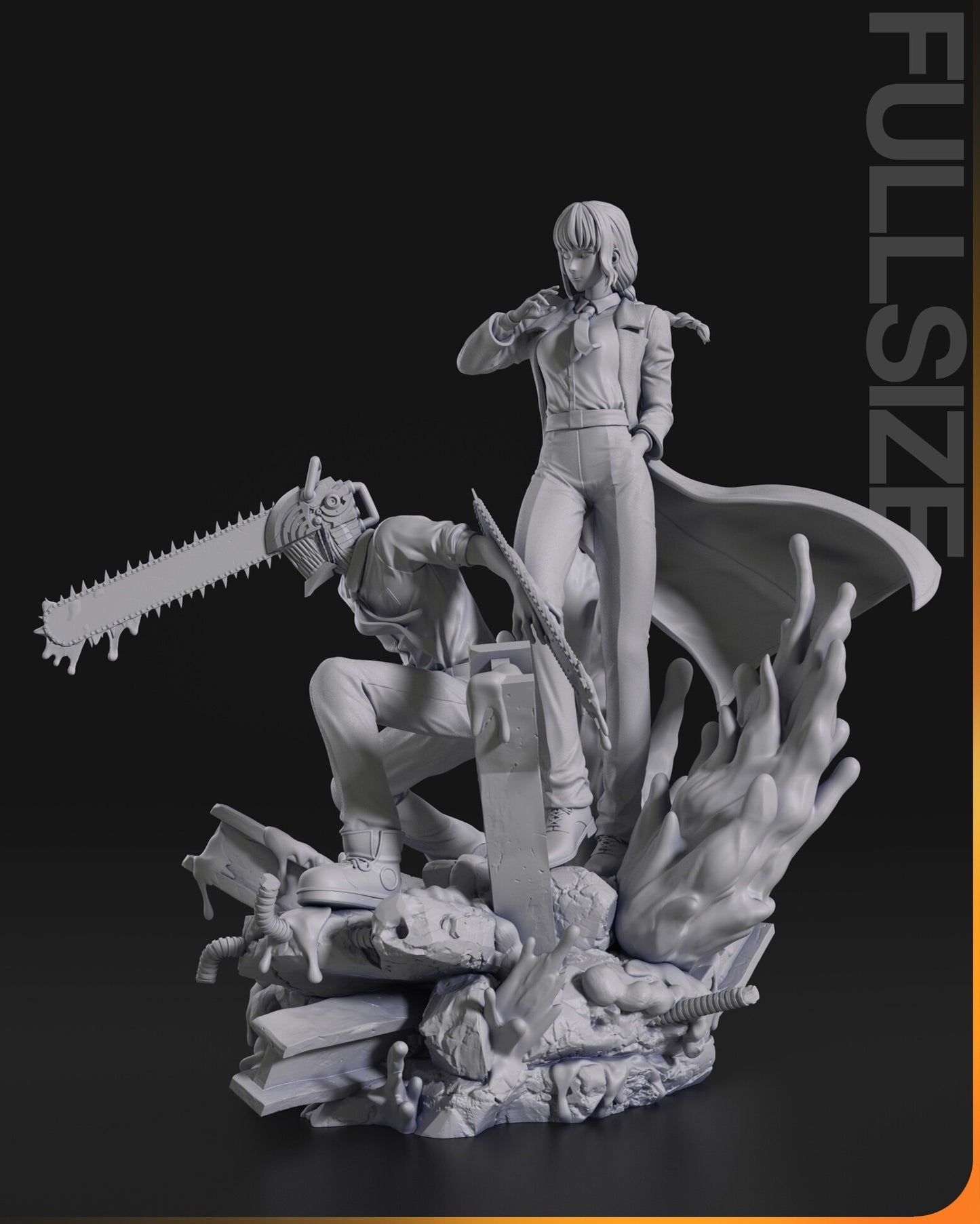 T00016-Makima & Denji-Chainsaw Man