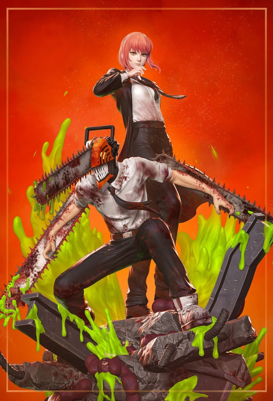 T00016-Makima & Denji-Chainsaw Man