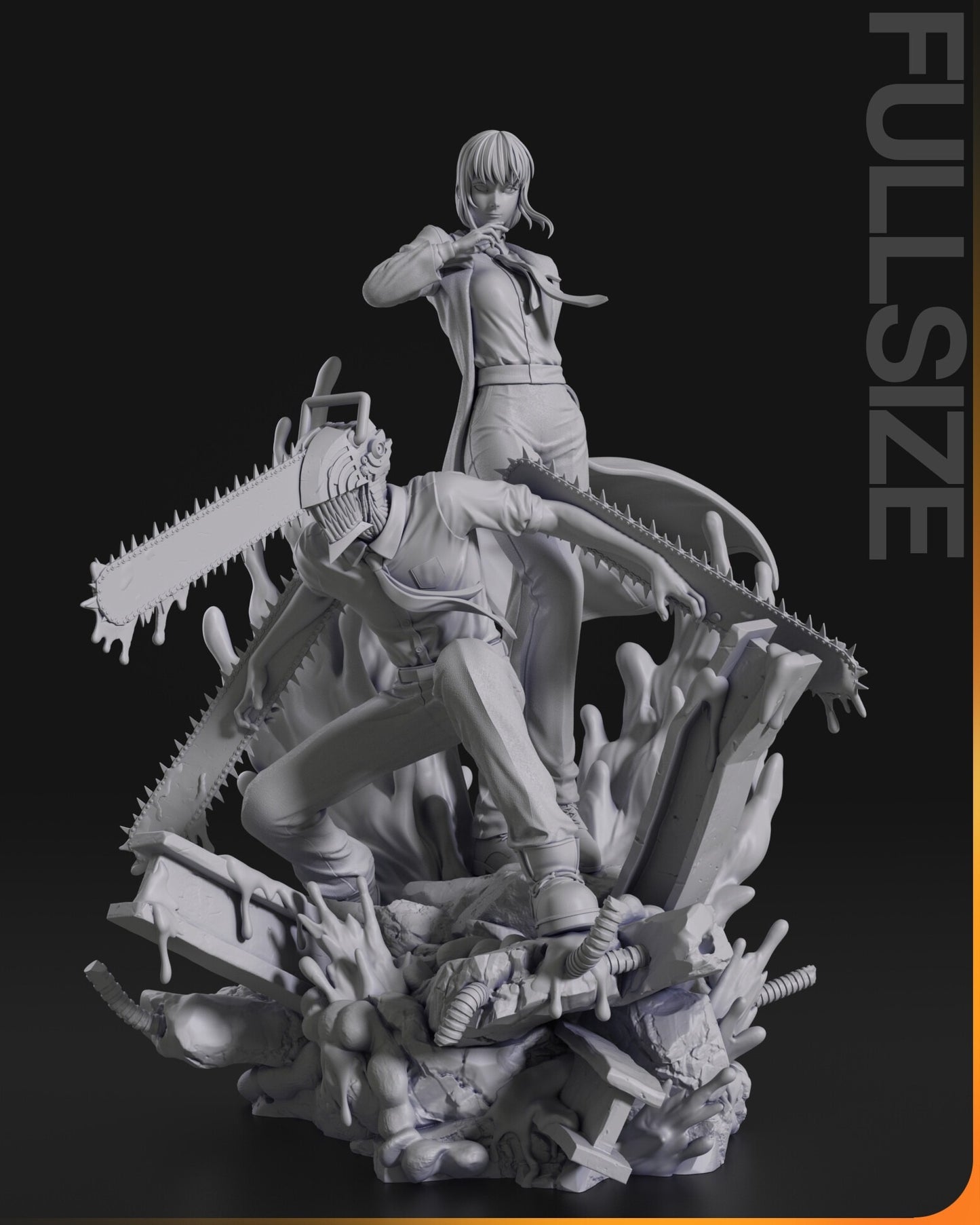 T00016-Makima & Denji-Chainsaw Man