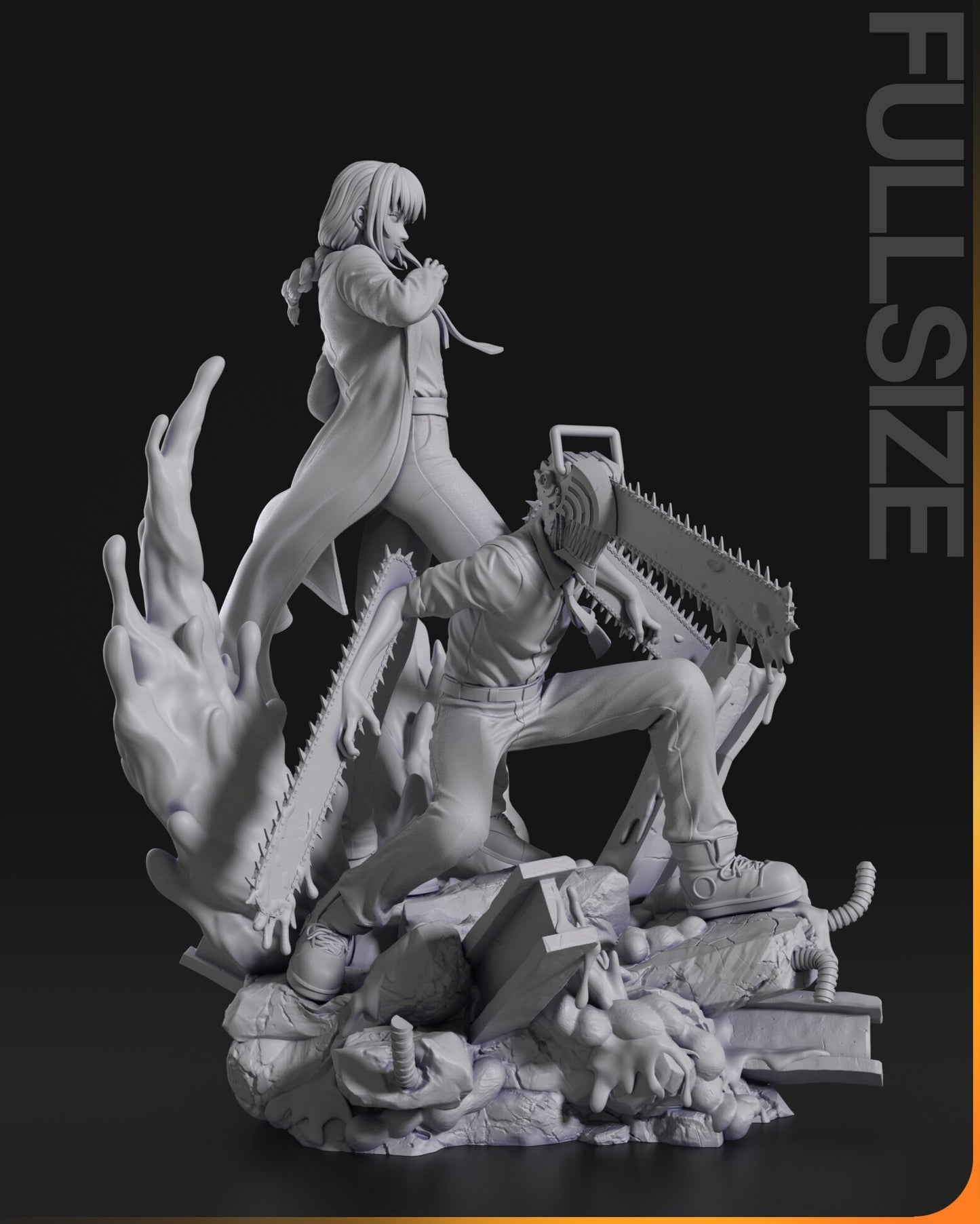 T00016-Makima & Denji-Chainsaw Man