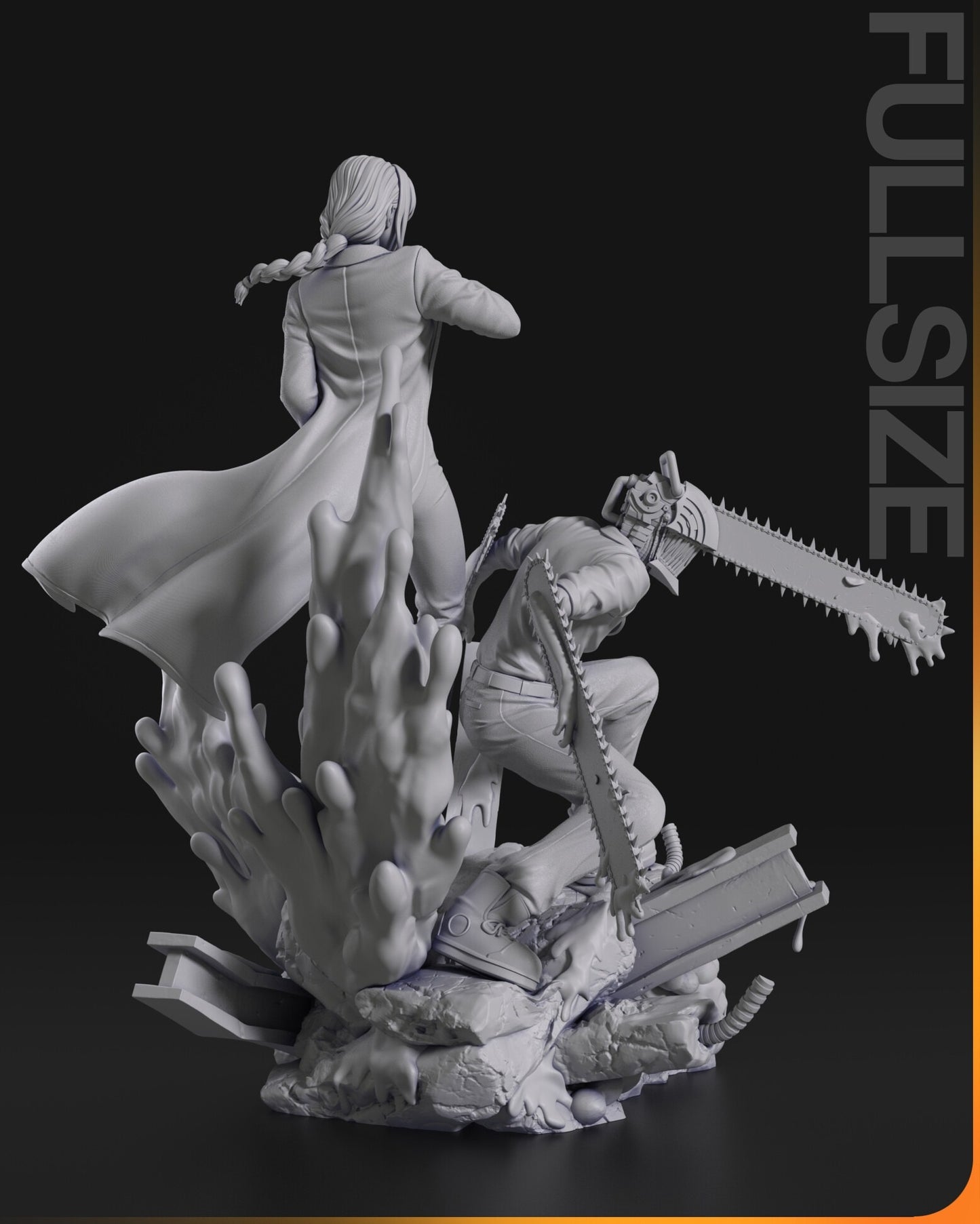 T00016-Makima & Denji-Chainsaw Man