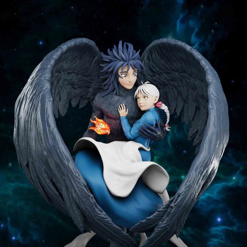 T00255-Howl and Sophie-Howl's Moving Castle