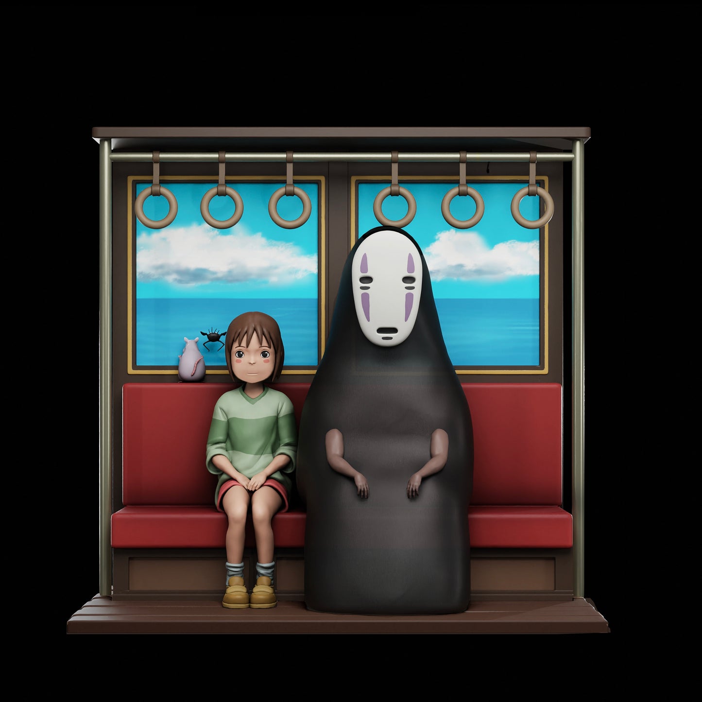 T00265-Chihiro and Kaonashi-
Spirited Away