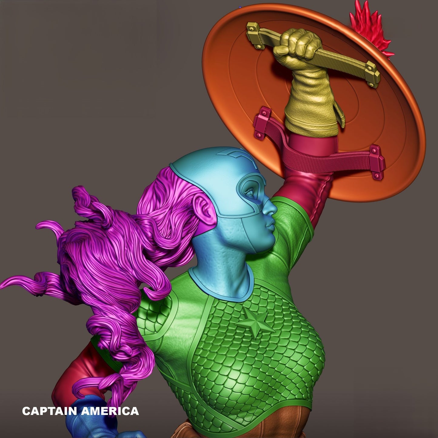 T00372-Female Captain America-Marvel