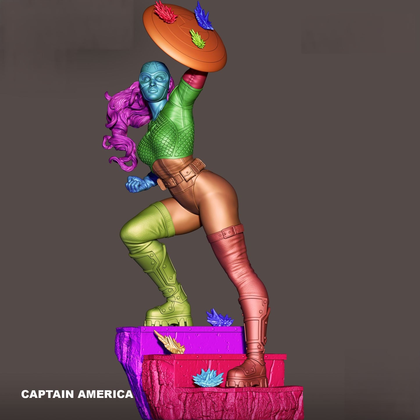 T00372-Female Captain America-Marvel